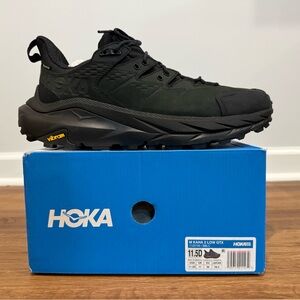 Hoka Men's Black Athletic Trail Shoes